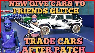 NEW GIVE CARS TO FRIENDS GLITCH GTA5 AFTER PATCH FACILITY GCTF GTA V NEW OTR [upl. by Nial]