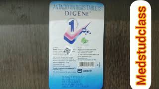 Digene tablet antacid anti gas tablet pori jankari [upl. by Adnopoz239]