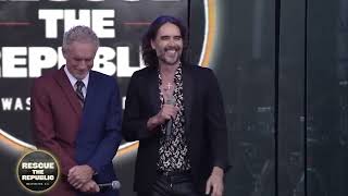 Russell Brand RussellBrand with Dr Jordan B Peterson JordanBPeterson  Rescue the Republic [upl. by Abagael]