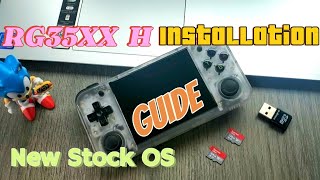 New RG35XX HPlus Stock OS 110 Installation GuideStep by Step [upl. by Dorsy]