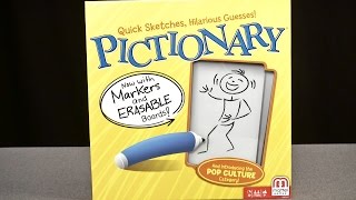 Pictionary Word Game Review  Mattel Toys amp Games [upl. by Leverick]