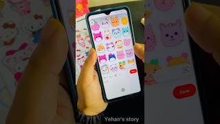 Drawing അറിയാത്തവർക്കുള്ള stickers stickers shorts youtubeshorts diy [upl. by Adyela94]