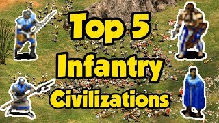 Top 5 Infantry Civilizations [upl. by Kavita]