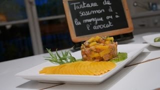 Tartare de saumon à la mangue ou à lavocat [upl. by Rees]