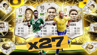 FIFA 22 27 x Guaranteed New Base Icon Upgrade Packs [upl. by Giesecke174]