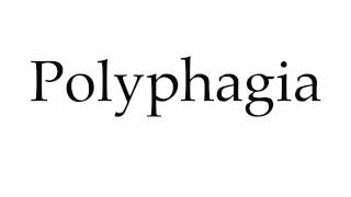 How to Pronounce Polyphagia [upl. by Odraude49]