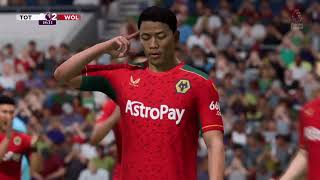 EA FC 24 Tottenham vs Wolves 12 Premier league PS4 Gameplay tottenham wolves ps4 eafc24 [upl. by Entroc]