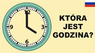 Yрок польского языка  Который час Która jest godzina [upl. by Mota]