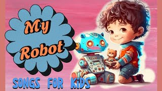 My Robot Song 🤖  Kids songs  Robot songs for kids  Bebefinn [upl. by Ettelrats]