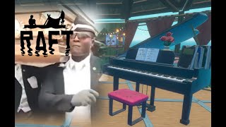 Robot piano player in Raft using python3 Left  right hand [upl. by Gaile]