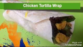 Chicken Tortilla Wrap  Chicken Wrap Recipe [upl. by Raymonds]