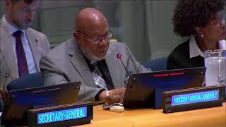 Remarks by the PGA at the UNRWA Pledging Conference 2024 [upl. by Merceer21]