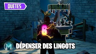 Dépenser des lingots  Fortnite  Saison 7  Défi Quête Guide [upl. by Erodavlas]