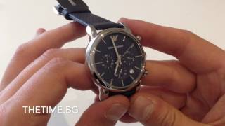 Emporio Armani AR1736 Chronograph Watch [upl. by Cyler]