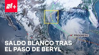 Beryl deja saldo blanco y daños menores ahora es tormenta tropical  En Punto [upl. by Ferreby553]