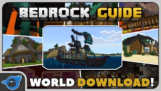 FREE DOWNLOAD Bedrock Guide World So Far  Bedrock Guide 050  Survival Tutorial Lets Play [upl. by Hardi326]