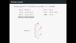 B15 DatalogExpressibility for Monadic and Guarded SecondOrder Logic [upl. by Wandy793]