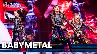 BABYMETAL  KARATE RATATA amp Gimme Chocolate live at Pinkpop 2024 [upl. by Zetram]