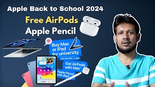 Apple Back to School 2024  Free AirPods amp Apple Pencil  Verify Apple Unidays Account [upl. by Flinn]