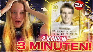 FC25 OMG😱 2 ICONS in 3 MINUTEN GEZOGEN🔥 Promo Packs Div 1 Rewards etc👀🔥 fi0nafifa [upl. by Herm420]