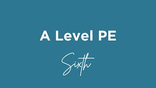 A Level PE at Wimbledon High School [upl. by Llertac]