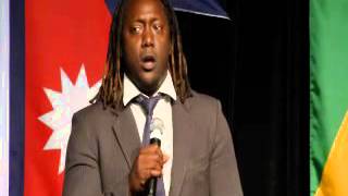 Henry Olonga  Nessun Dorma at the LBW Trust Annual Dinner 2016 [upl. by Annaigroeg442]