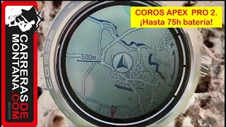 COROS APEX 2 y APEX 2 PRO REVIEW ¡HASTA 75H DE BATERÍA Análisis a fondo dos muevos relojes gps [upl. by Sweet]