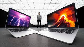 Unboxing The 2020 M1 MacBook Air vs MacBook Pro [upl. by Ettelrac]