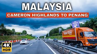 Driving In Malaysia Highway  Cameron Highlands To Penang 🇲🇾🛣️🚘 [upl. by Dlarej]