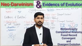 Neo Darwinism  Evidences of Evolution  comparative anatomy  Fsc biology class 12 [upl. by Adyaj]