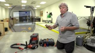 Protimeter MMS2 Flooring Kit  Demonstration of Humidity Testing in Concrete Floors [upl. by Ramor836]