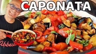 CAPONATA SICILIANA ricetta caponata di melanzane alla Siciliana [upl. by Hrutkay]