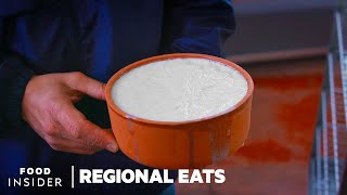 How Authentic Greek Yogurt Is Made  Regional Eats [upl. by Zealand]