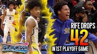 quotHE CANT GUARD MEquot Sharife Cooper EXPLODES For 42 in 1st RD Playoff Game [upl. by Meehahs]