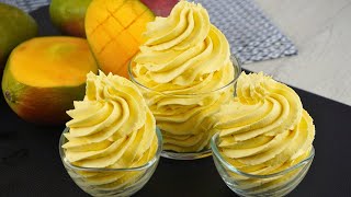 Crema de Mangos SIN AZÚCAR Extra Firme para rellenar y decorar pasteles  Deliciosa y Saludable [upl. by Eilra972]