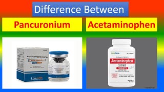 Difference between Pancuronium and Rocuronium [upl. by Anissa]