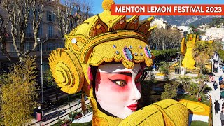 Most Colourful Festivals of France  Menton Lemon Festival 2023  Fête du citron 2023 [upl. by Garrett632]