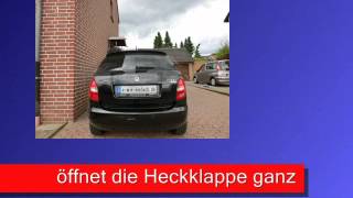 Skoda Fabia 2 der automatische Heckklappenöffner [upl. by Maeve]