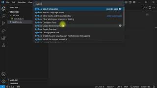 VSCode Python select interpreter [upl. by Rick678]