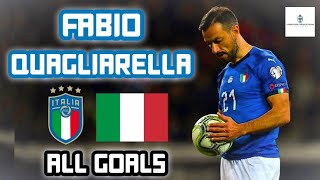 Fabio Quagliarella  All 9 Goals for Italy [upl. by Faustena730]