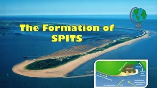 How Coastal Spits are formed  labelled diagram and explanation [upl. by Clemen]