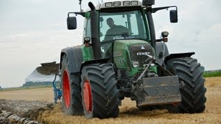 Ploegen Onland Ploughing Pflügen FENDT 820 Vario  Lemken Juwel 8 onland plough  Vrolijk Landouw [upl. by Stu]