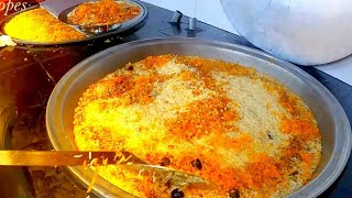 How Bukhari Rice Prepared in Kinda RestaurantMiddle Eastern CuisineShawaya مطاعم كندة [upl. by Ikoek]