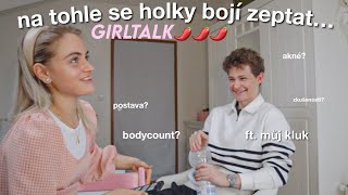 ZÁLEŽÍ KLUKŮM NA POSTAVĚ ptám se přítele na otázky které se holky bojí položit  girl talk 💝 [upl. by Pan517]