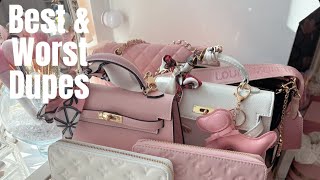 Best amp Worst Handbag Dupes 🎀💼 ft Rankabiz [upl. by Sibel]