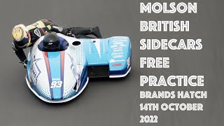 Molson Group British Sidecars Free Practice  Brands Hatch 14th October 2022 [upl. by Sopher]