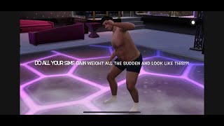 How To Stop All Your Sims From Getting Fat So Quickly Fitness Controls for the Sims 4 [upl. by Salem657]