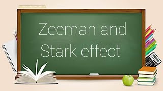 Zeeman Effect and Stark effect in telugu [upl. by Cenac285]