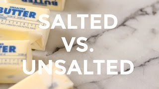 Salted vs Unsalted Butter  Baking Tips [upl. by Lothar]