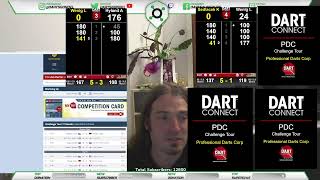 PDC Challenge Tour 17 Dartconnect LIVE Gondel [upl. by Forrer]